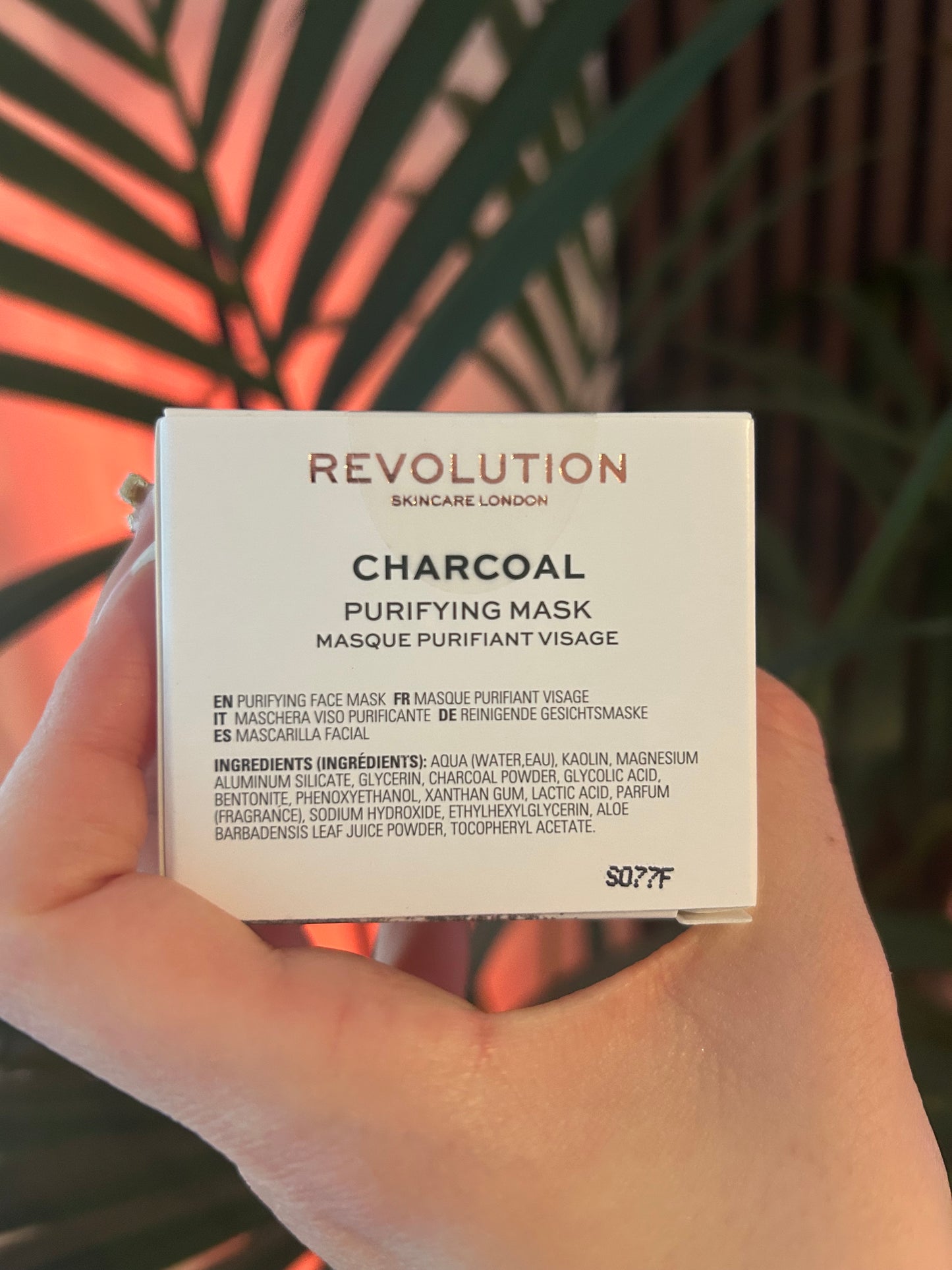Revolution Charcoal Face Mask