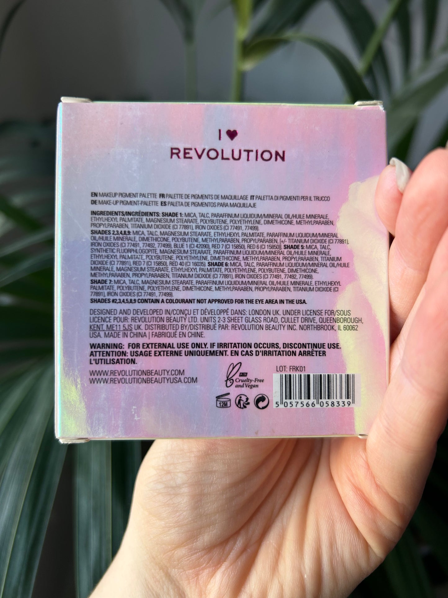 Revolution Angel Eyeshadow Pallet