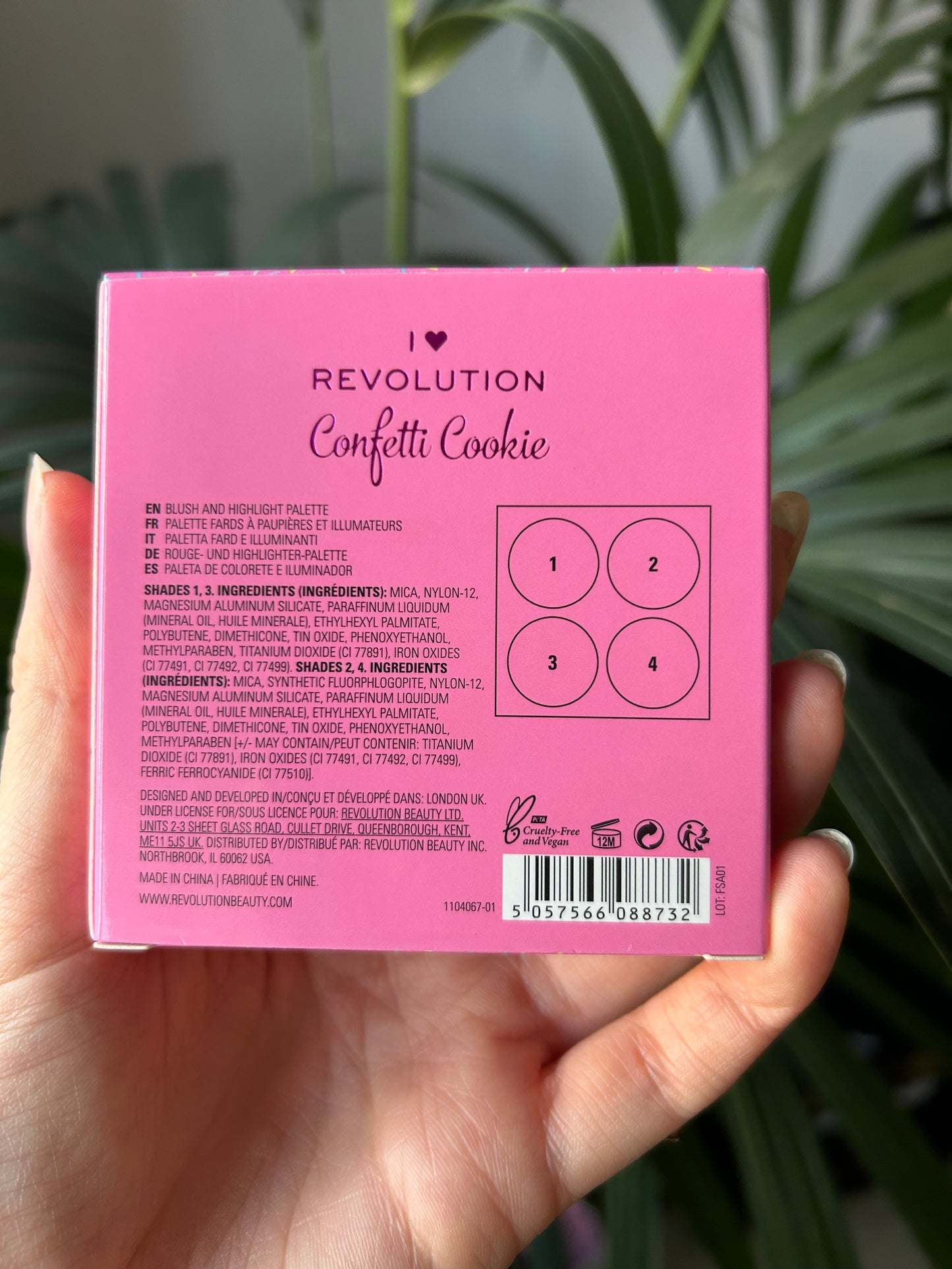 Revolution Confetti Cakes Pallet